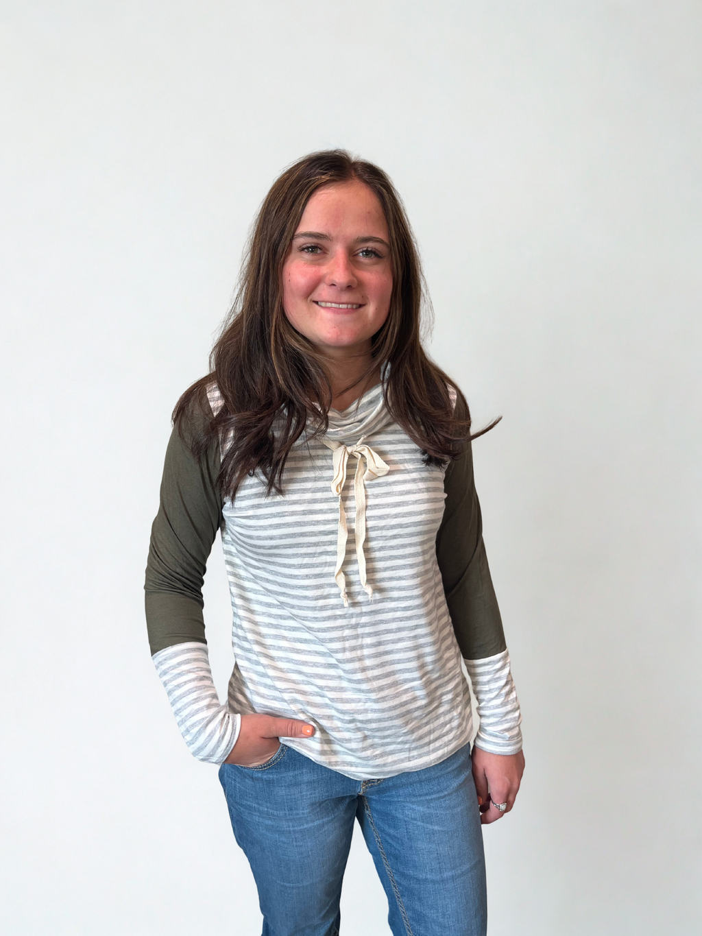 Elora Striped Top