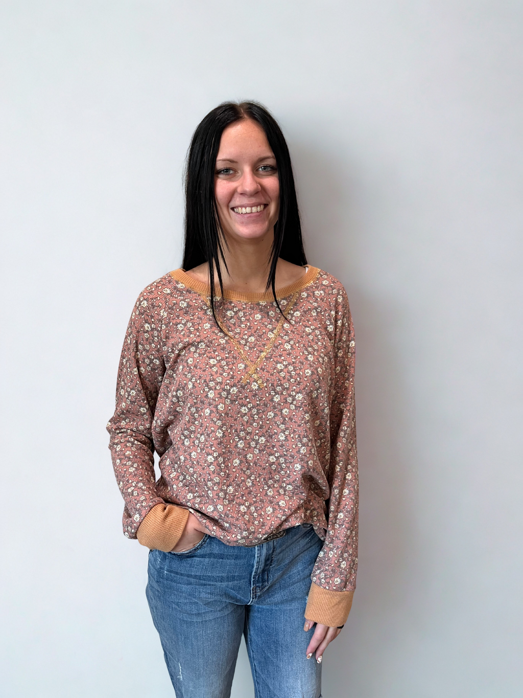 Myra Floral Top